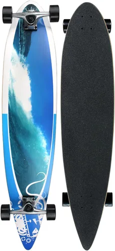 Vista 7 de Krown Monopatín Longboard Completo