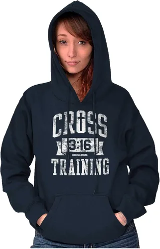 Vista 5 de Brisco Brands Cross Training 316 Christian Sudadera con capucha para mujer y hombre