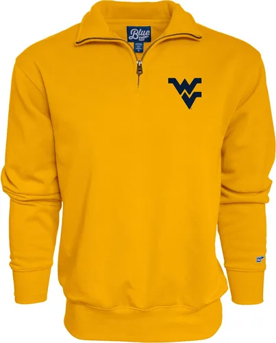 Vista 73 de Blue 84 Sudadera con cremallera de un cuarto para hombre de la NCAA