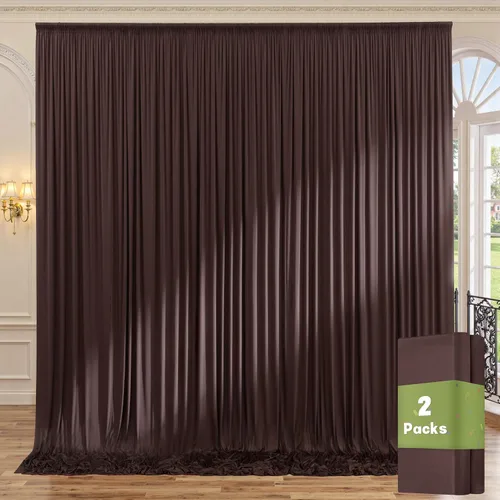 Vista 85 de Cortinas de fondo negras negras sin arrugas para fiestas, cortinas de tela gruesa para telón de fondo de fotos para cumpleaños, bodas, baby shower