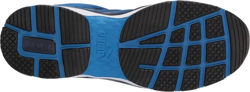 Vista 4 de PUMA velocidad de seguridad 2.0 negro bajo ASTM SD seguridad zapatos dedo del pie de metal libre fibra de vidrio puntera antideslizante hombres