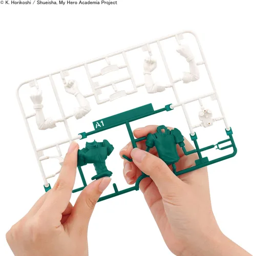 Vista 5 de Bandai Hobby - My Hero Academia - Izuku Midoriya, Kit de modelo de grado básico de Bandai Spirits
