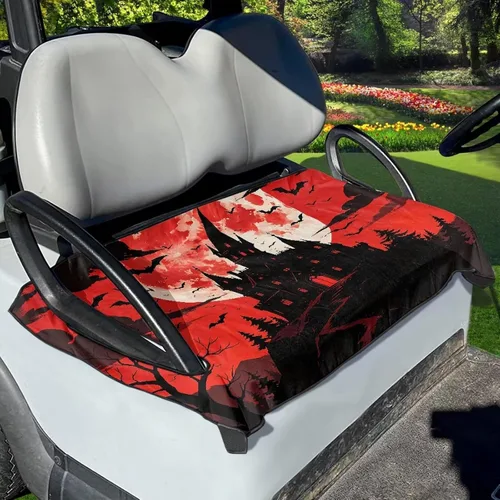 Vista 15 de AFPANQZ Toalla personalizada para cubierta de asiento de carrito de golf, añade tu texto, imagen, logotipo, nombre, protector de asiento de carrito