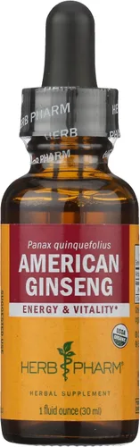 Vista 3 de Herb Pharm Extracto de ginseng americano orgánico certificado - 1 onza