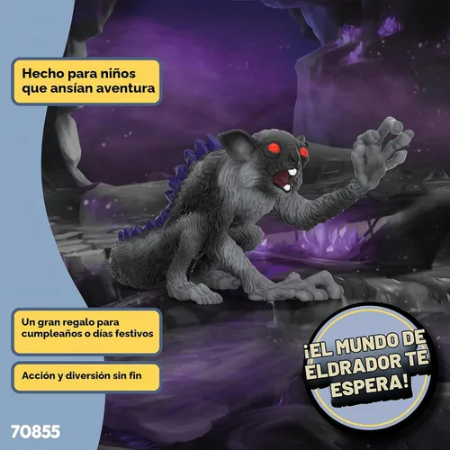 Vista 6 de Schleich Eldrador - Figura de juguete de lémur de sombra para niños a
