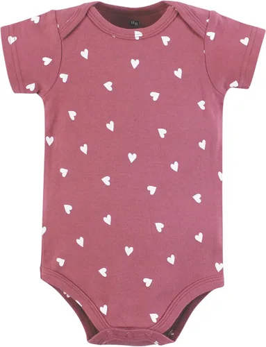 Vista 487 de Hudson Baby baby-girls Cotton Bodysuits 3-pack
