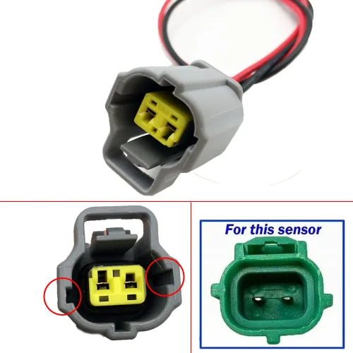 Vista 2 de Coleta 158-0421 del conector del sensor de temperatura del agua del refrigerante compatible con Toyota 1998-2010