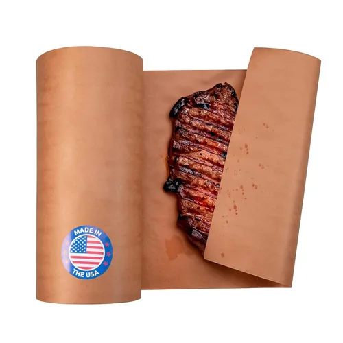 Vista 12 de Papel de carnicero negro de 18 x 2160 pulgadas (180 pies) – Rollo de papel de carnicero natural hecho en Estados Unidos para carne y pescado, sin