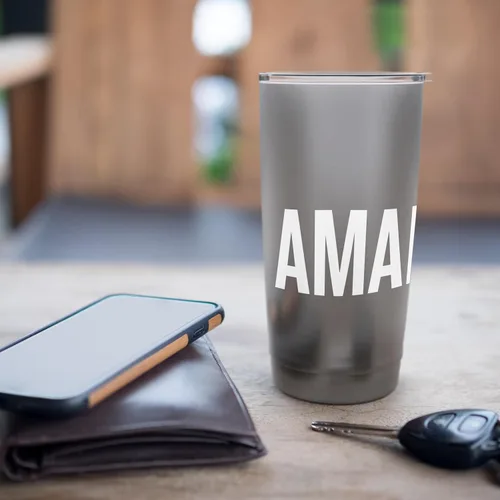 Vista 7 de Amarillo Stainless Steel Insulated Tumbler Brushed Steel
