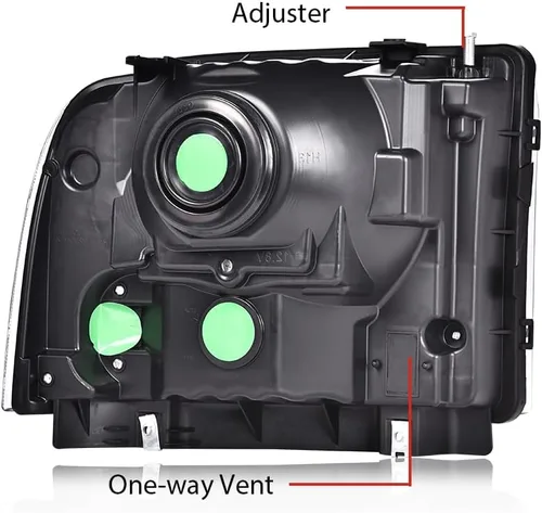 Vista 5 de G-PLUS Faros delanteros delanteros para Ford F250 F350 F450 F550 Super Duty 1999-2004; compatible con Ford Excursion 2000-2004 lente transparente