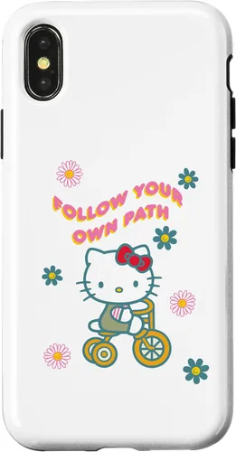 Vista 5 de iPhone 13 Pro Max Sigue tu propio camino con funda Hello Kitty