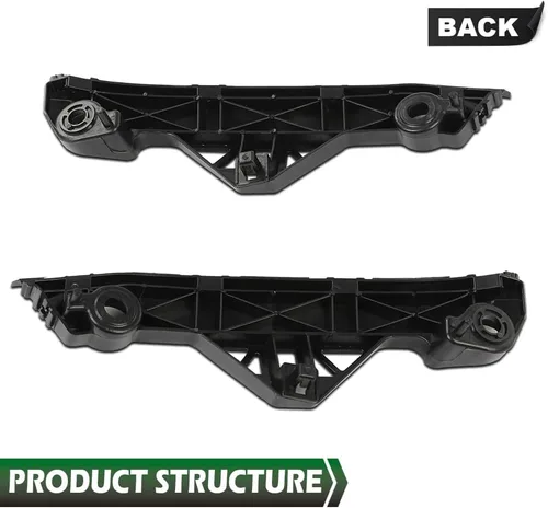 Vista 3 de GRAND ORANGE Juego de retenedores de parachoques compatible con Mazda 3 y 3 Sport 2010-2013 Kit de soporte de parachoques delantero de 2 piezas