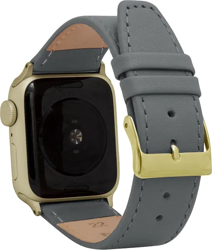 Vista 14 de Bandini Correas de cuero para mujer para Apple Watch de 1.496 pulgadas, 1.575 pulgadas, 1.614 pulgadas para mujer, correa delgada de cuero iWatch