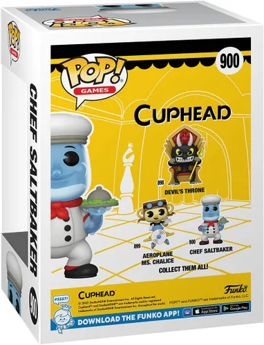 Vista 3 de Funko Pop! Games: Cuphead - Chef Saltbaker con Chase (los estilos pueden variar)