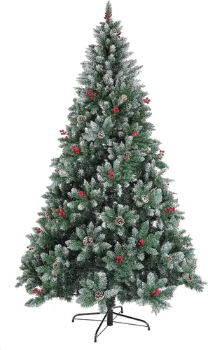 Vista 5 de 7.5ft Pre-Lit Artificial Christmas Tree