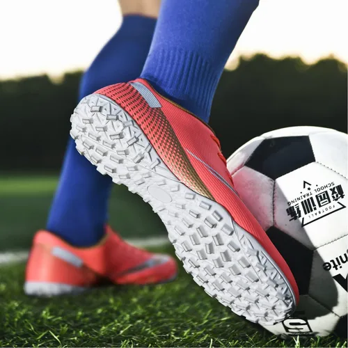 Vista 6 de Zapatos de fútbol para hombre, botas de fútbol deportivas transpirables profesionales para exteriores e interiores TFAG