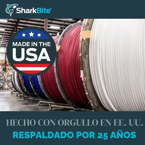 Vista 5 de SharkBite 1/2 pulgada x 500 pies azul PEX-B, tubería de agua flexible PEX para fontanería, U806500