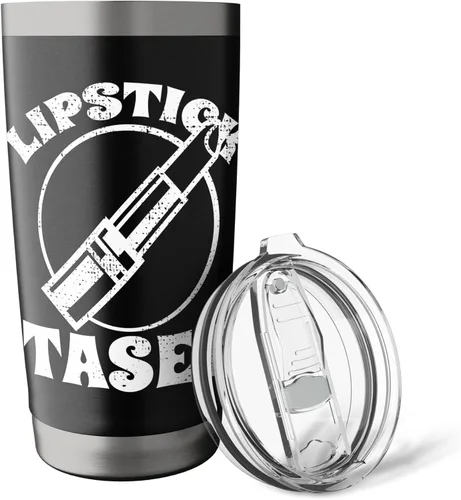 Vista 5 de Vaso aislado de acero inoxidable eléctrico Taser de lápiz labial