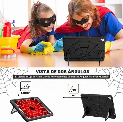 Vista 6 de Nitupai - Funda para iPad 10.2, funda para iPad de 9.ª / 8.ª / 7.ª generación, funda resistente a los golpes con protección robusta de 10.2 pulgadas