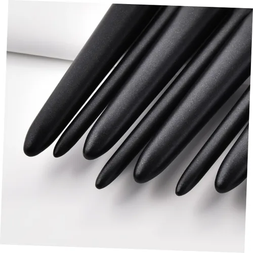 Vista 4 de POPETPOP Cepillo de prevención de maquillaje de desperdicio, cepillo de pelo de cabra para mujer, brochas de maquillaje Bling Maquillaje para mujer