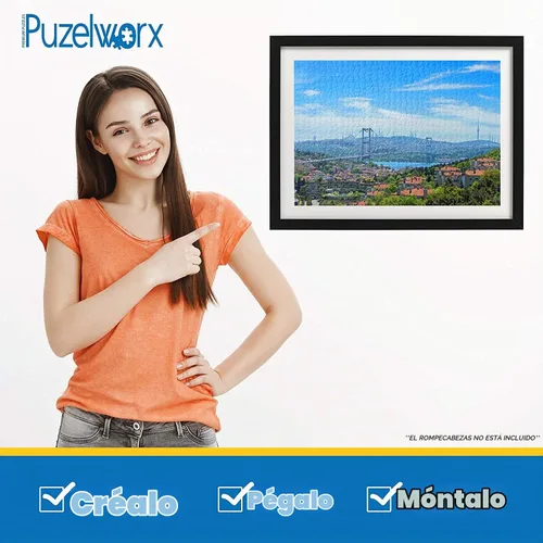 Vista 6 de Playkidz PuzzleWorx - Pegamento para rompecabezas, aplicador fácil de poner, paquete de 2, pegamento transparente no tóxico para rompecabezas
