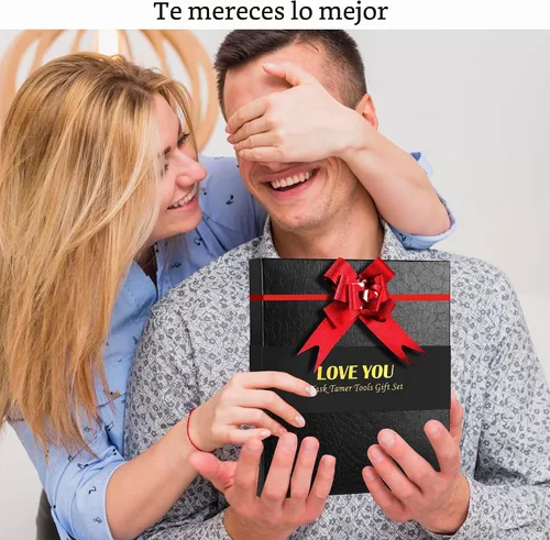 Vista 8 de Regalos para su marido, el juego de regalo multiherramientas "LOVE YOU" incluye martillo multiherramienta, cuchillo utilitario, linterna LED, caja