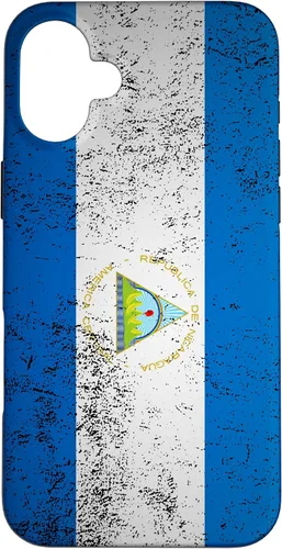 Vista 23 de Funda de regalo para iPhone 17 con diseño de bandera de Nicaragua de Grunge