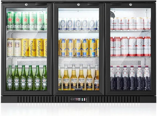 Vista 11 de BODEGA BODEGACOOLER - Refrigerador comercial de bebidas de 9 pies cúbicos con puerta de cristal, refrigeradores de bebidas para exhibición