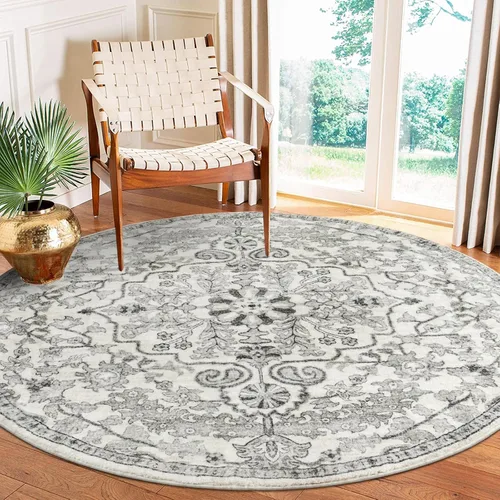 Vista 15 de Lahome Alfombra Floral Bohemio Medaillon - 2x3 Pequeña Alfombra de Baño Rosa Caliente, Alfombra de Cocina, Lavable a Máquina, Antideslizante, Suave
