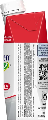 Vista 3 de Peptamen 1.5 PREBIO1, fórmula de péptidos densos, vainilla, 8.45 onzas