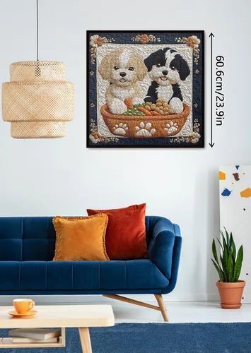 Vista 6 de Rompecabezas divertidos de cachorros para adultos, 1000 piezas, rompecabezas de animales de perro, rompecabezas de arte imposible, difícil, difícil