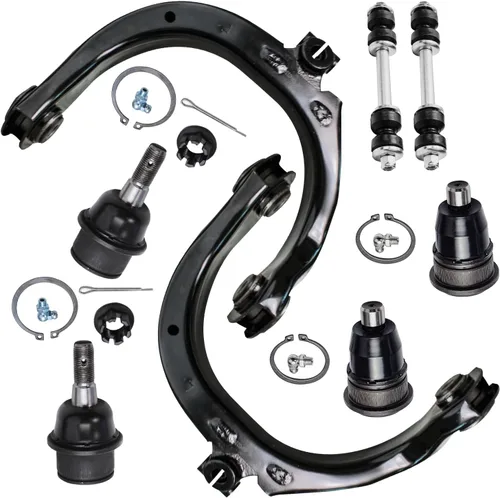 Vista 347 de Detroit Axle - Kit de brazos de control de extremo de 8 piezas para Toyota 2001-2003 Highlander 2002-2003 Camry Lexus ES300, 2 conjuntos de brazos