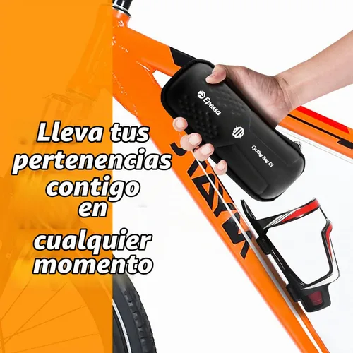 Vista 3 de Epessa Bolsa de almacenamiento de bicicleta para jaula de botella de agua