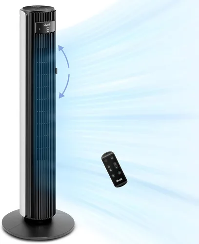 Vista 16 de Levoit Ventilador de torre para dormitorio, ventiladores de 28 pies/s que