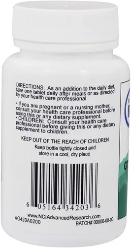 Vista 3 de Advanced Research/Nutrient Carriers Gtf Chromium - Factor tolerante a la glucosa 200 Tabs