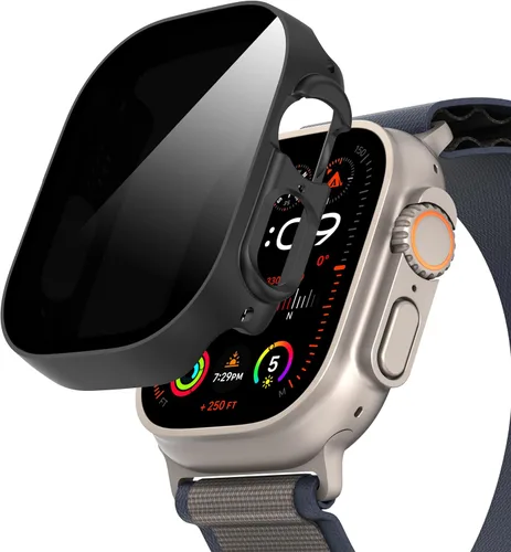 Vista 13 de Suoman para Apple Watch Protector de Pantalla de Vidrio Templado de 40 mm, [Aspecto Ultra] Funda Protectora Dura de PC para Todo el Contorno