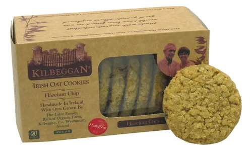 Vista 2 de Kilbeggan Galletas de avena irlandesas, chispas de chocolate, 7 onzas