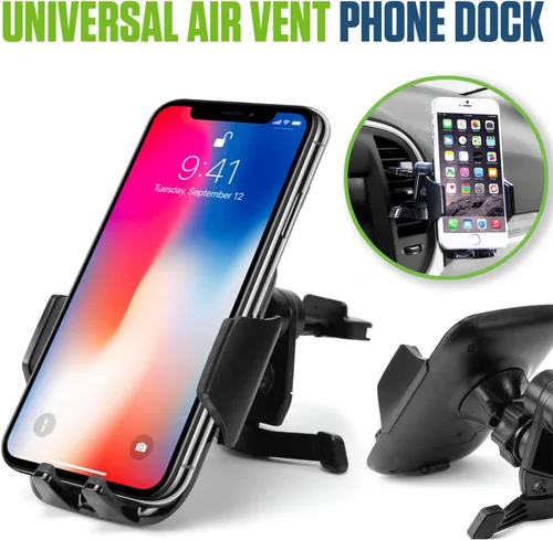 Vista 2 de Cellet Soporte de ventilación, compatible con iPhone 12 Pro Max, soporte de dispositivo electrónico portátil