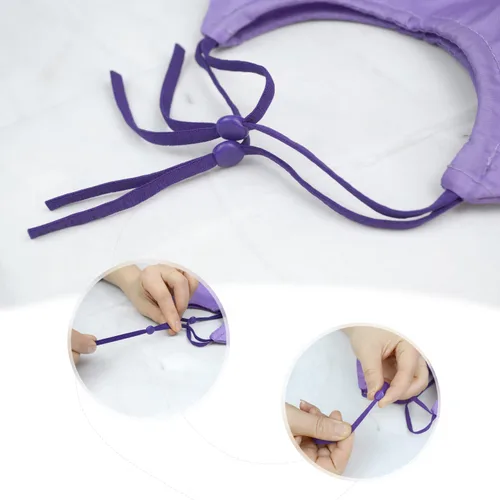 Vista 3 de Paquete de 2 gorros de ducha para gatos, impermeables, para lavar, bañar, lluvia, orejas de gato, protector para evitar la humedad y el agua