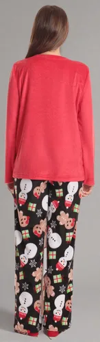 Vista 7 de Just Love Pajama Pants Set Womens with Socks negro - días festivos mixtos