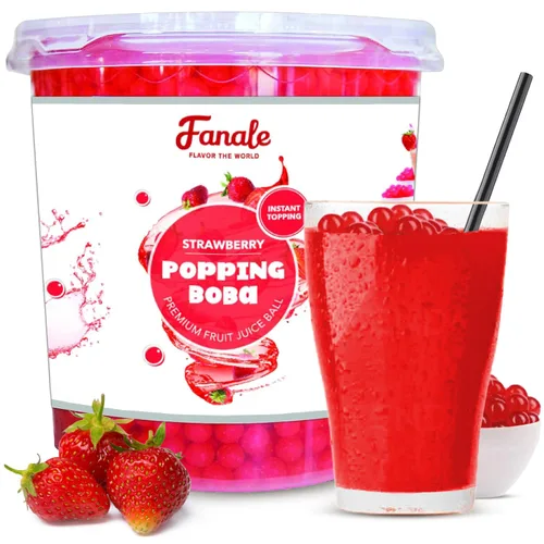 Vista 27 de Popping Bursting Boba Juice Ball - Blue Bubble Gum Flavor FPB026