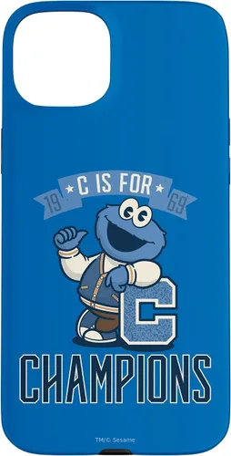 Vista 9 de iPhone 16 Sesame Street Cookie Monster C es para Champions Case