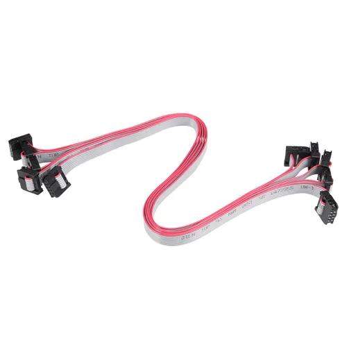 Vista 10 de uxcell IDC 6 pines conector plano cinta cable hembra longitud 11.8 in 0.079 in paso, 5pcs