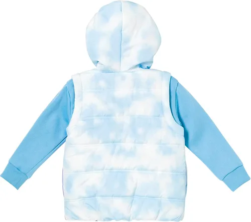 Vista 4 de Disney Frozen Elsa - Chaleco con cremallera para niñas de 2 a niños pequeños