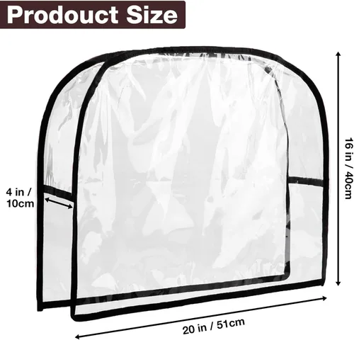Vista 3 de Noverlife Protector redondo para silla de barbero, funda de vinilo Cubierta protectora redonda