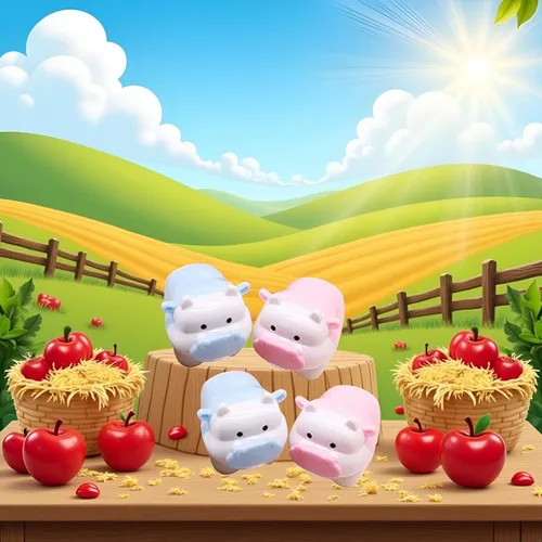 Vista 3 de Sacapuntas de diseño de ganado de cerdo lindo, sacapuntas de vaca buey kawaii, sacapuntas, regalos para niñas, artículos de papelería, suministros