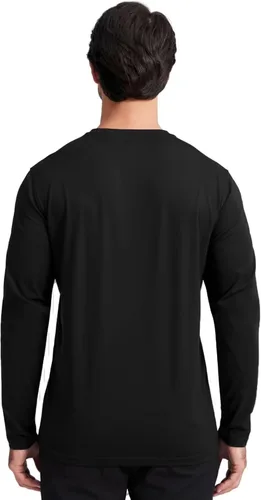 Vista 2 de M MAELREG Camiseta para hombre que absorbe la humedad, manga corta y larga, ligera, casual, cuello redondo, camisetas para hombre