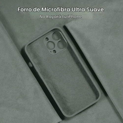 Vista 5 de FireNova Funda diseñada para iPhone 13 Pro, funda de silicona mejorada [protección de cámara] con [2 protectores de pantalla], forro