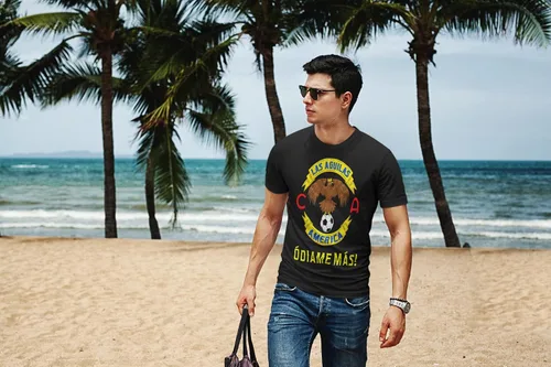 Vista 5 de Game Garment Camiseta de manga corta con cuello redondo para hombre, diseño de fútbol americano, fútbol americano, aficionado a los deportes