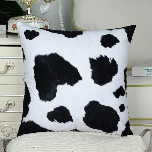 Vista 3 de CaliTime - Juego de 2 fundas de cojín decorativas de forro polar para sofá, cama, sillón o casa de campo